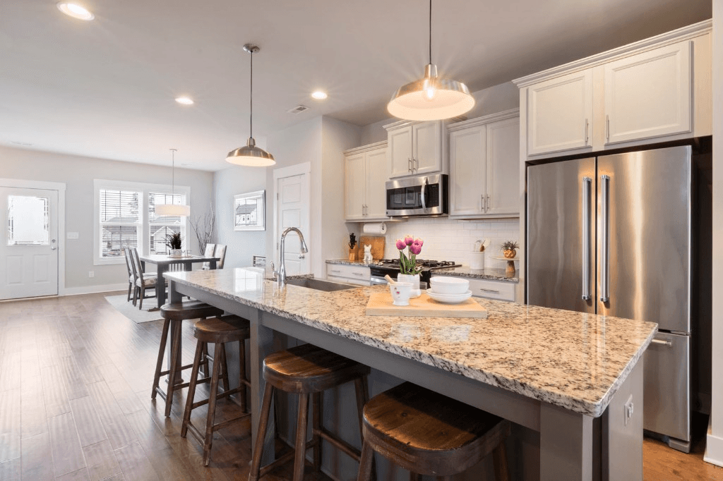 Spotless modern kitchen after a Sky JP Cleaning visit